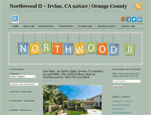 Tablet Screenshot of northwood2irvine.com